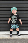 Aqua Smiley Collab - Track Shorts