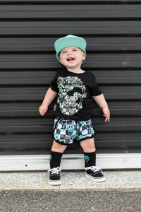 Aqua Smiley Collab - Track Shorts