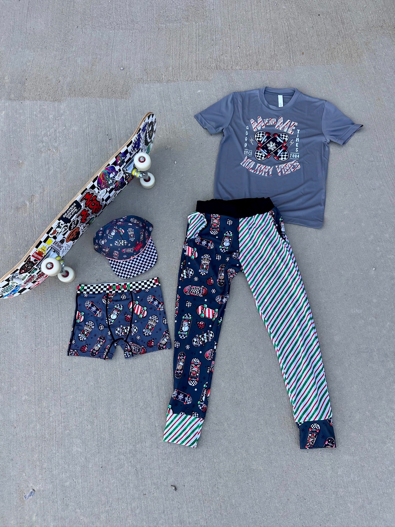 Merry Bruh Collab - Joggers 1/2 & 1/2