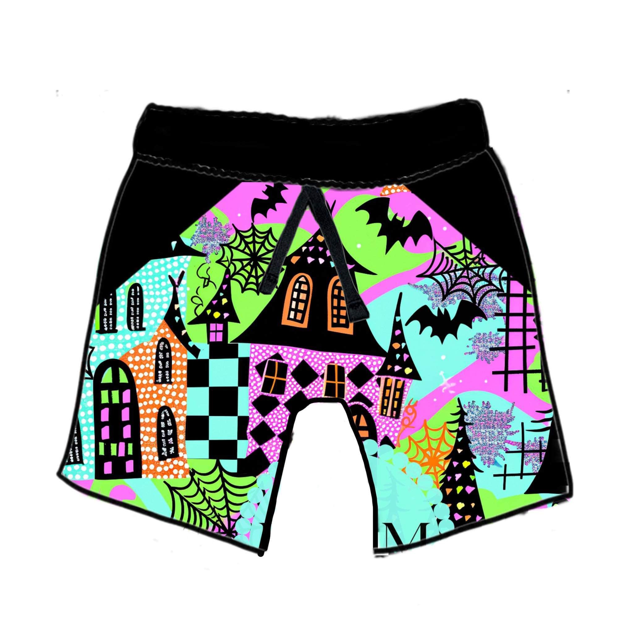 Haunted House Pocket Shorts