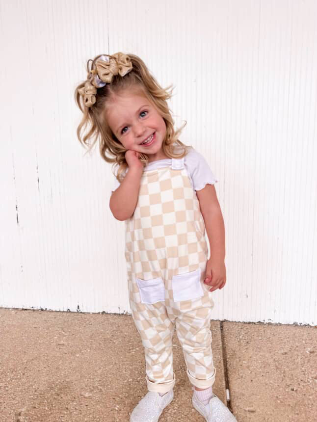 Checkered Overalls