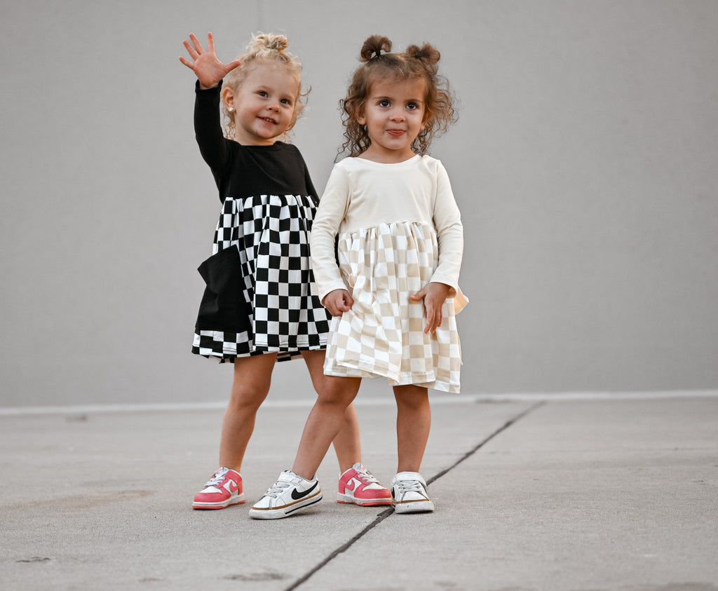 Checkered Pocket Dress