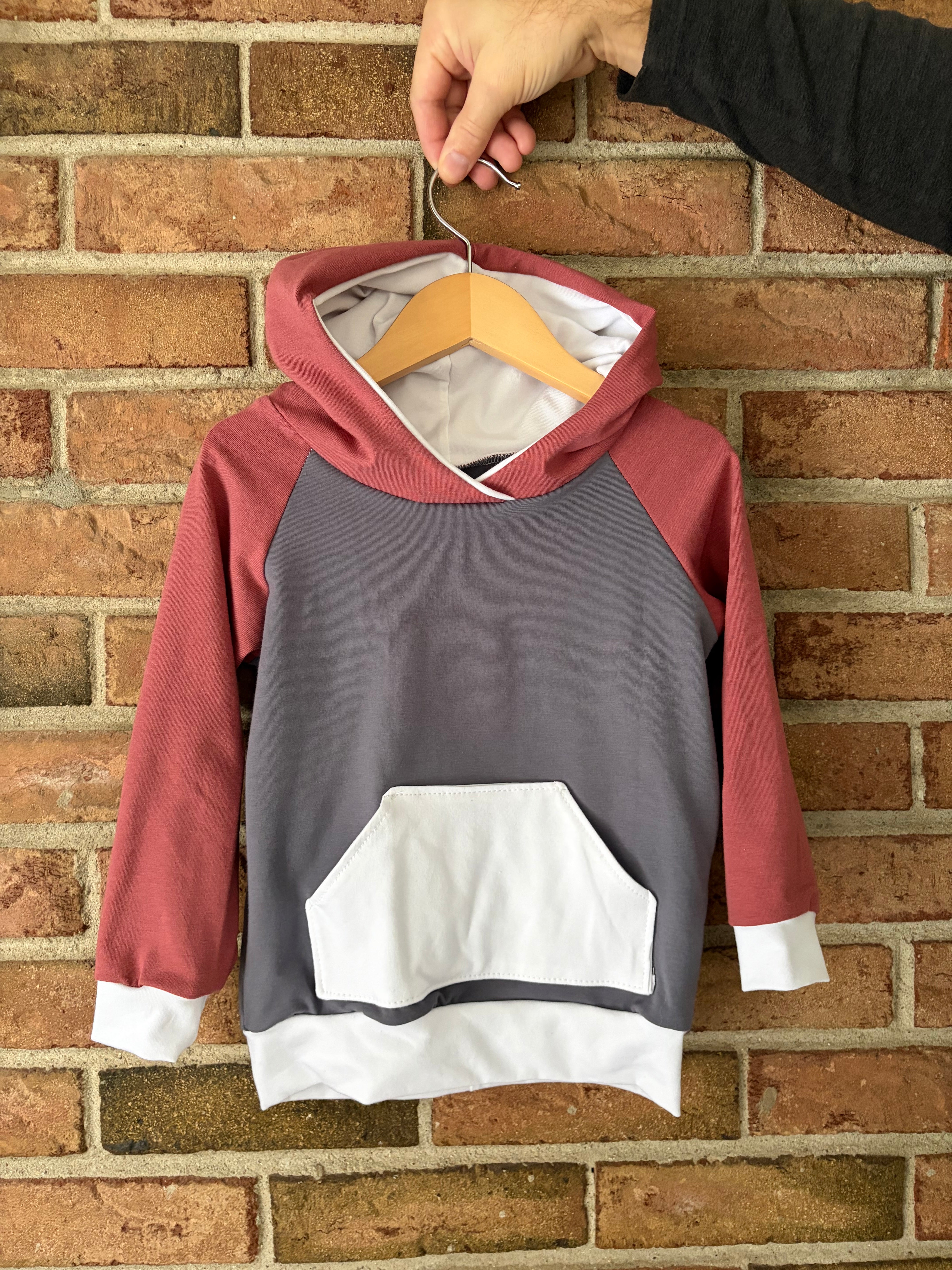 Color Block Hoodie - 3T