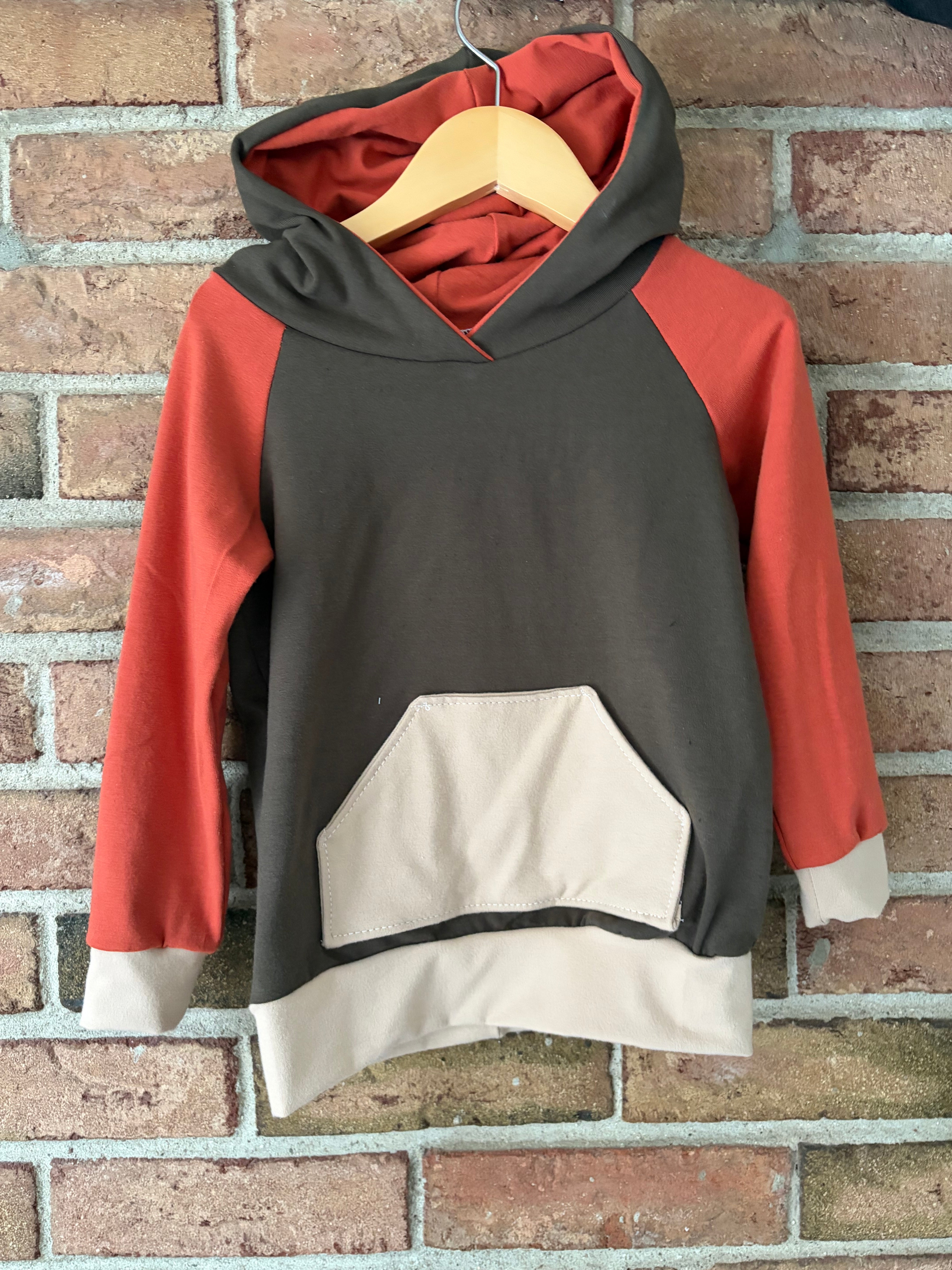 Color Block Hoodie - 3T