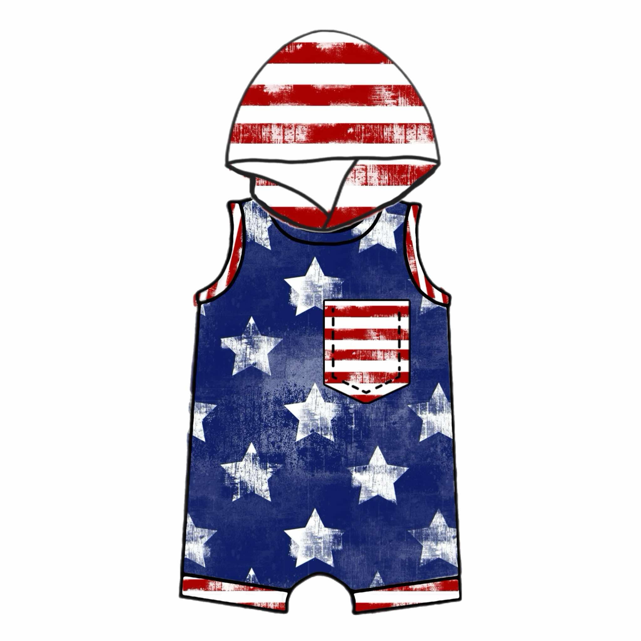 Tank Romper - optional hood