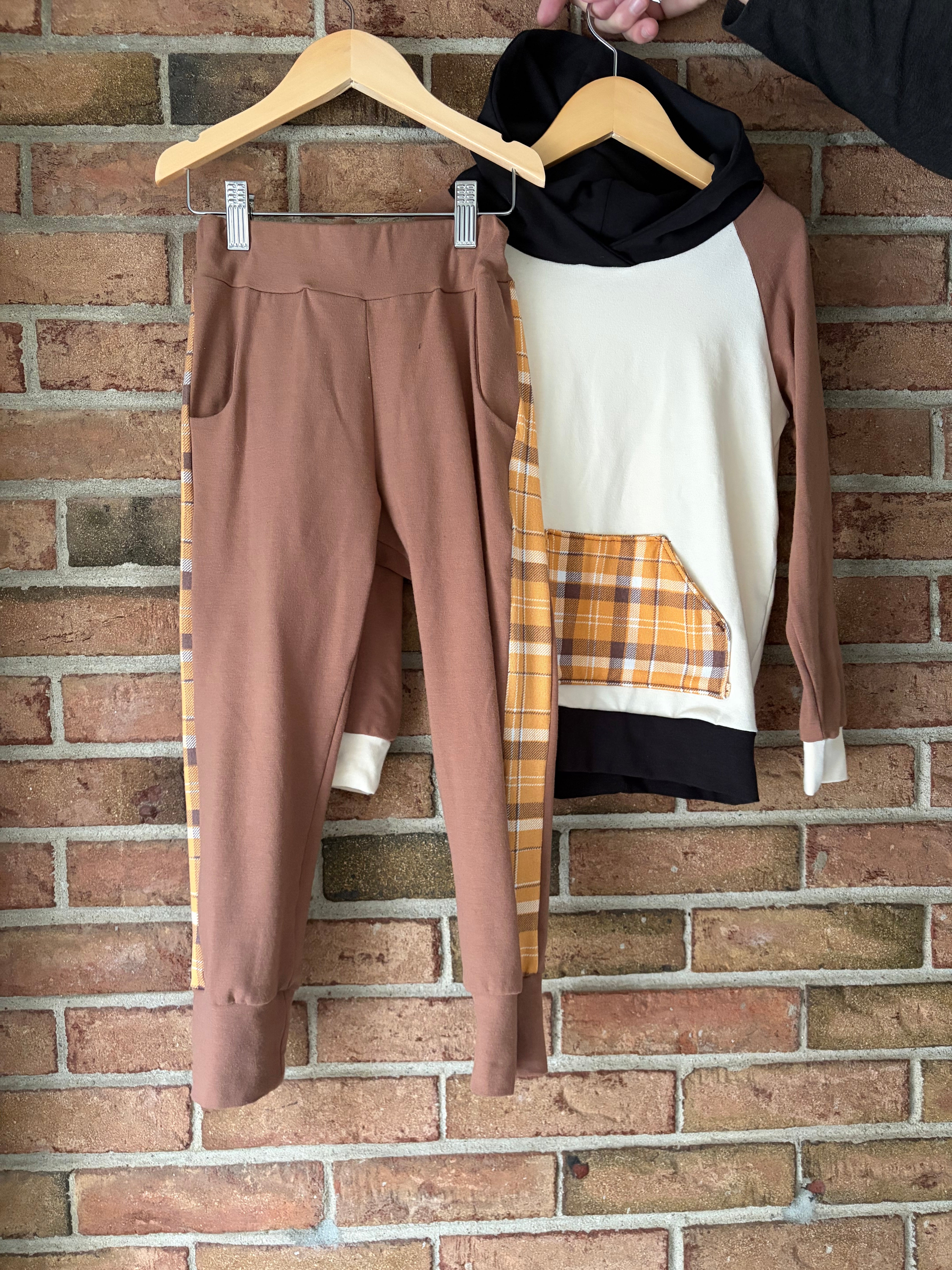 Carmel Plaid Fall Set - Size 6