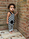 Checkered Overalls