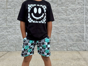 Aqua Smiley Collab - Pocket Shorts