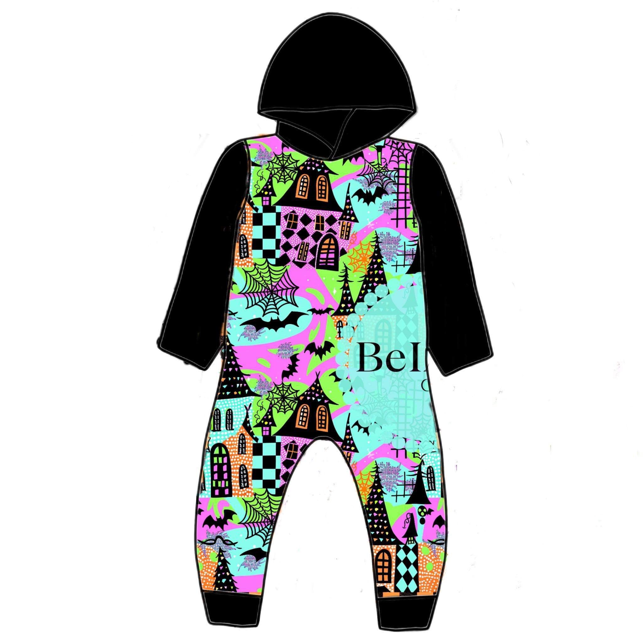 Haunted House Harem Romper