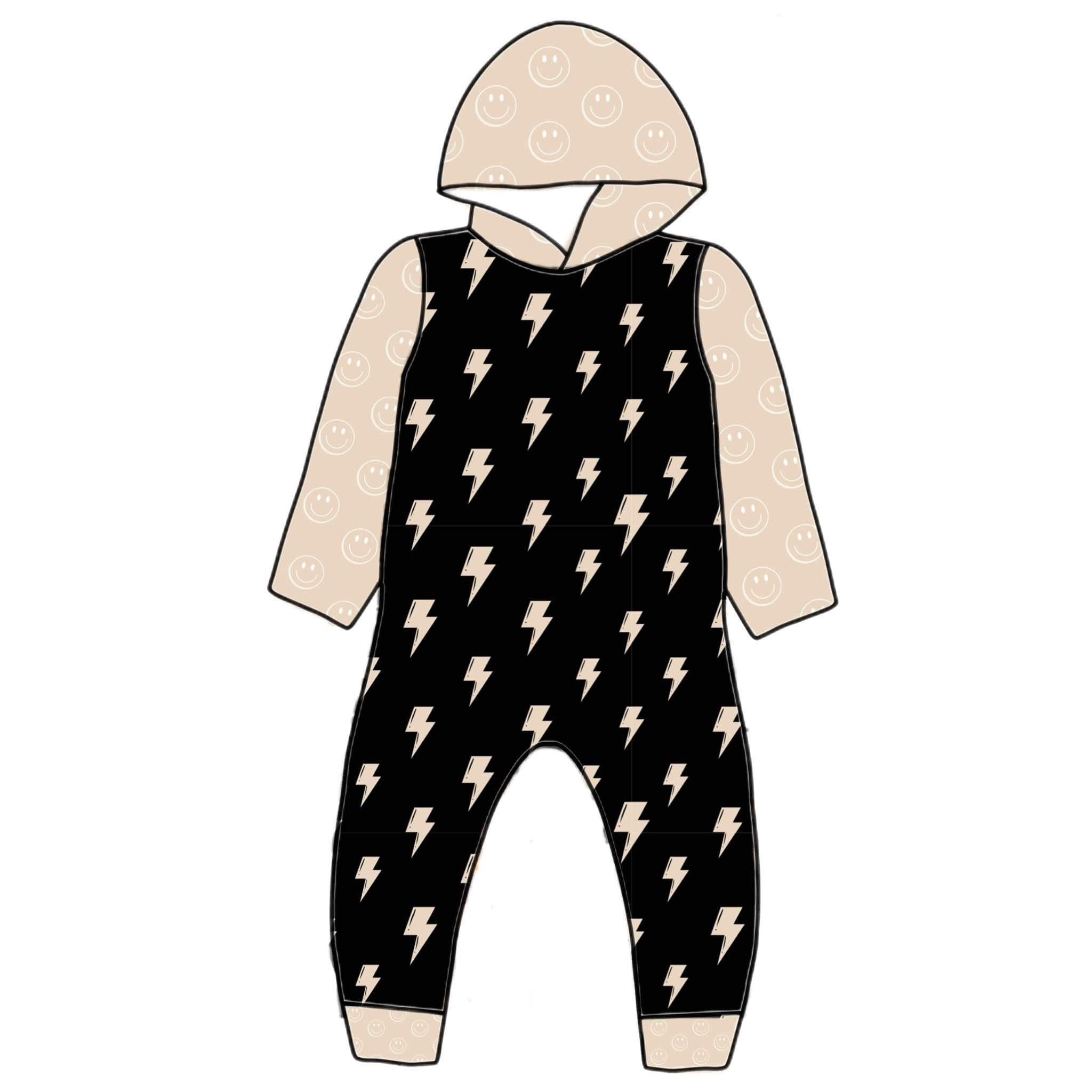 Lightning Bolt Harem Romper