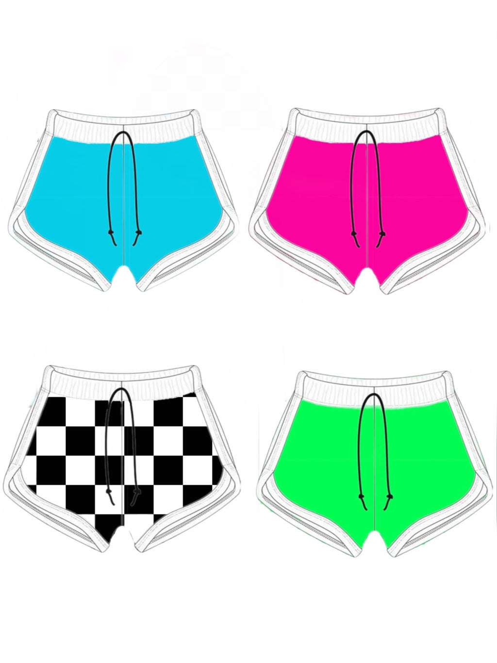 Track Shorts - Pink
