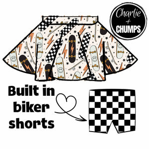 Skater Skirt - built in biker option