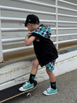 Aqua Smiley Collab - Hooded Vest