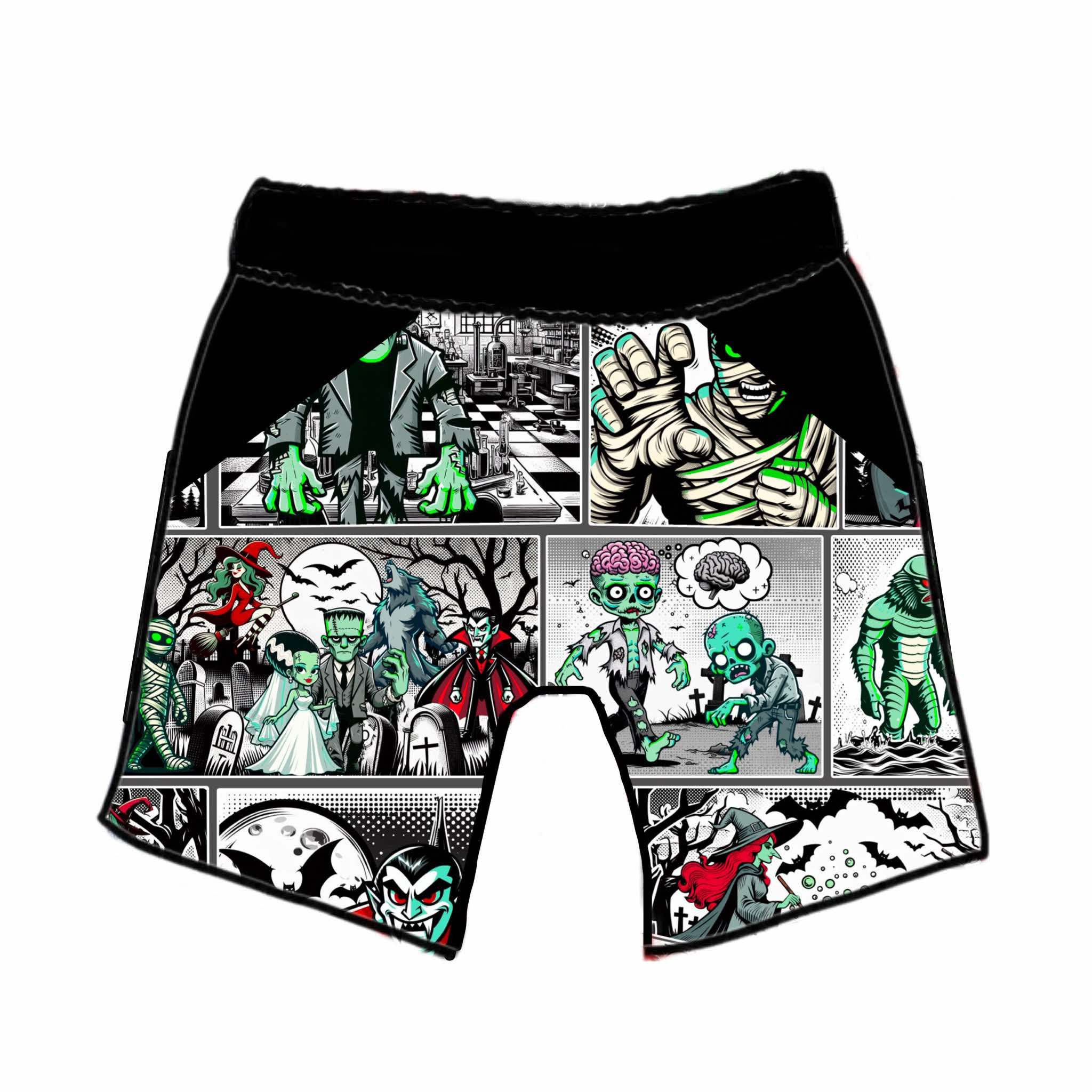 Monster Mash Collab Pocket Shorts