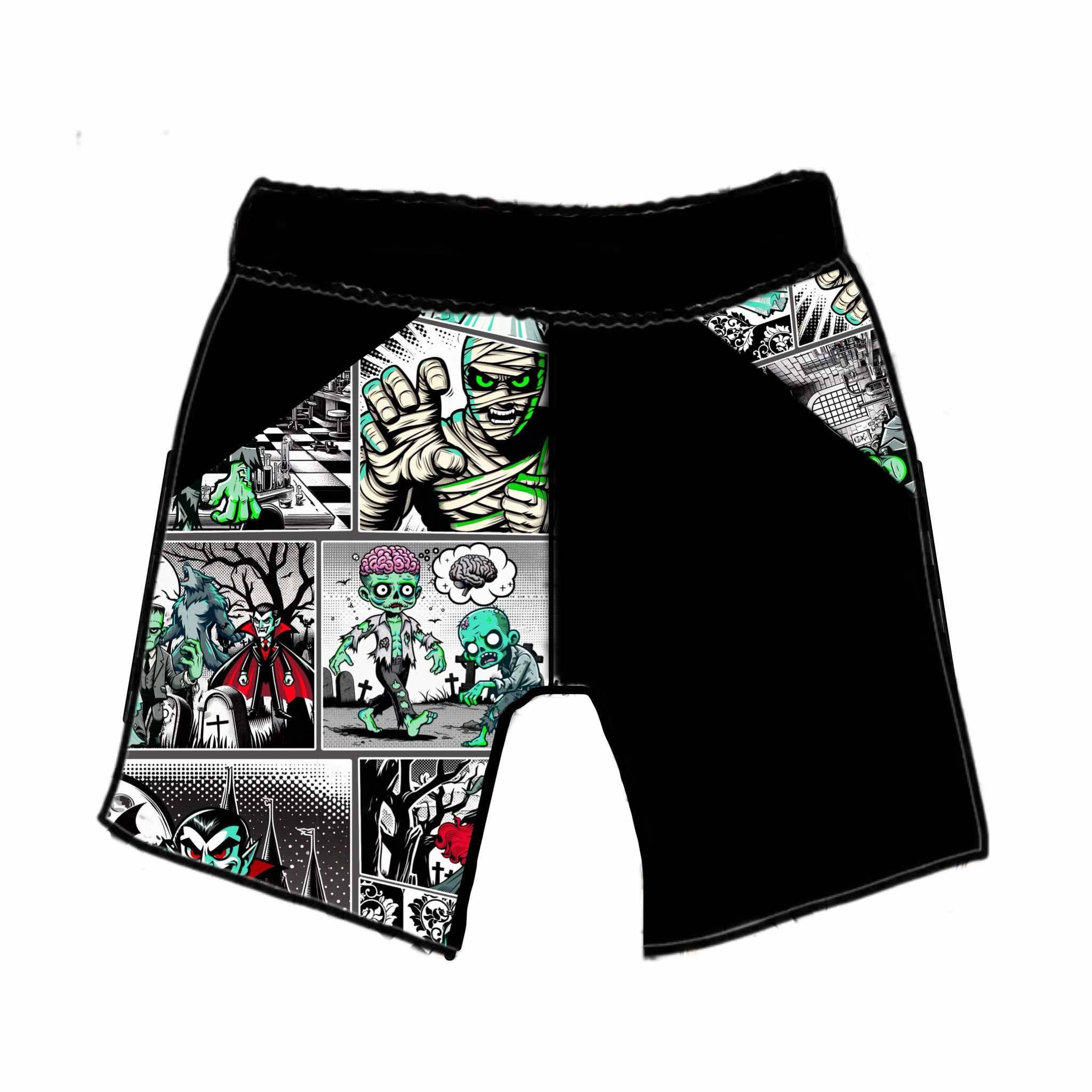 Monster Mash Pocket Shorts 1/2 and 1/2