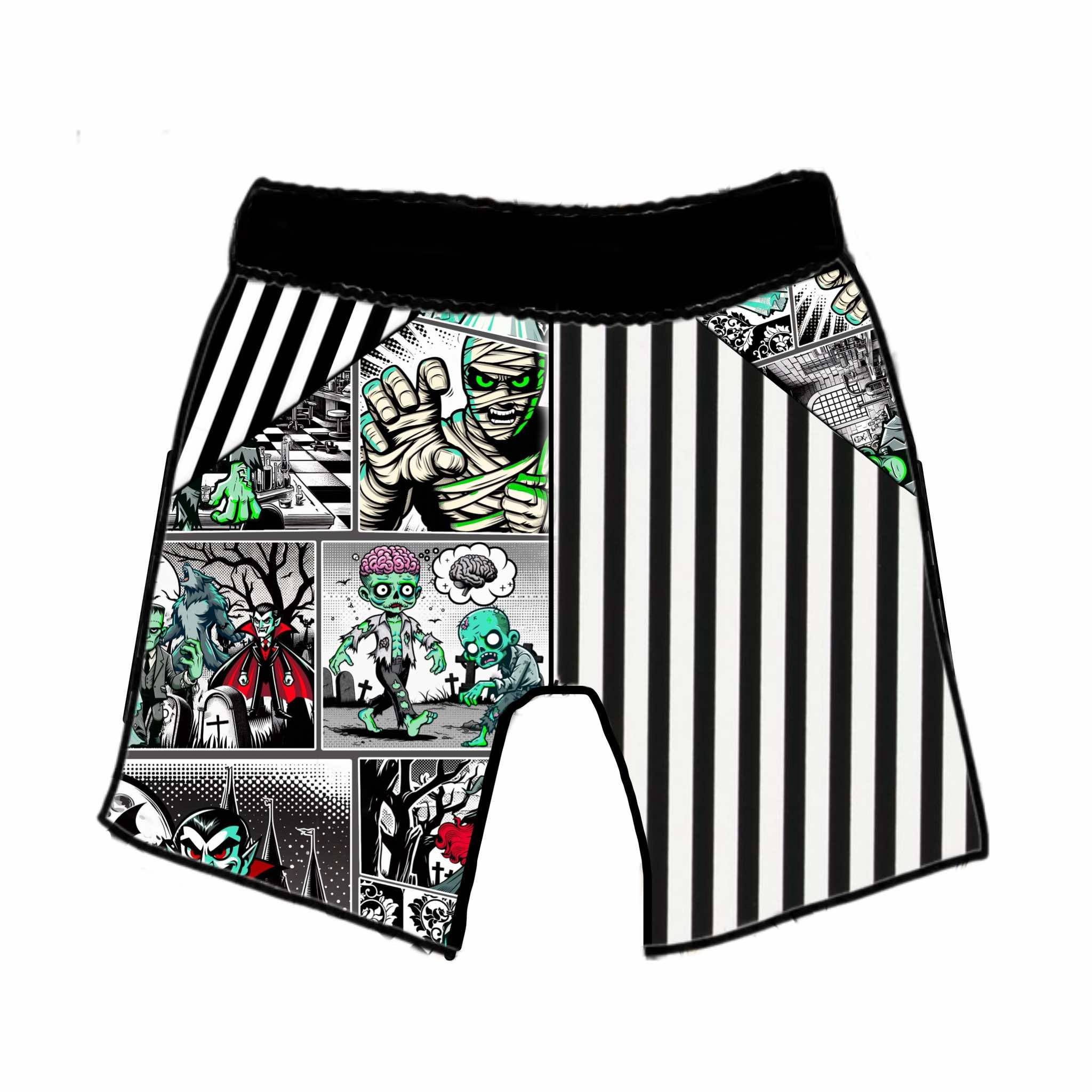 Monster Mash Pocket Shorts 1/2 and 1/2