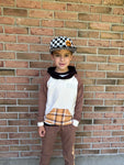 Caramel Plaid Hoodie