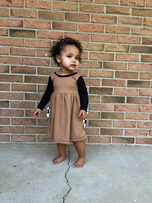Waffle Knit Pocket Dress
