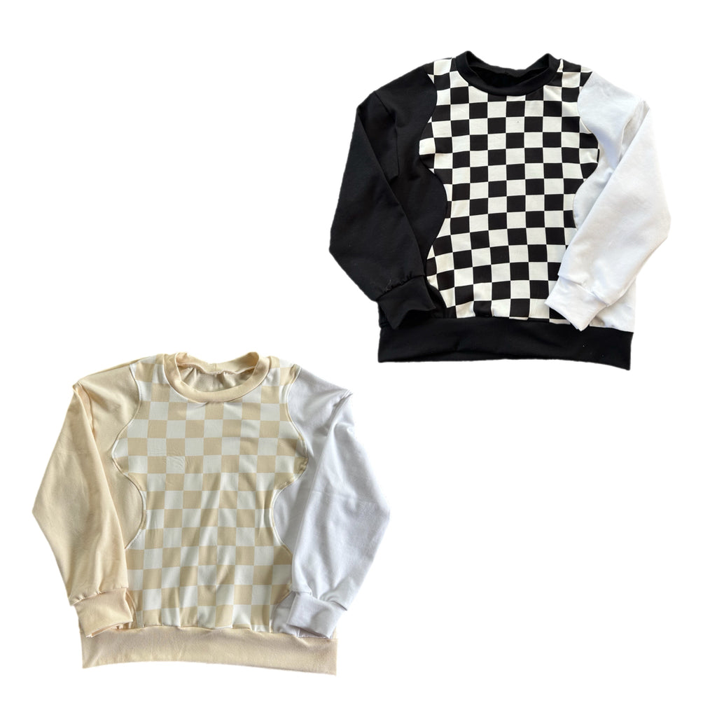 Wavy Crew Neck