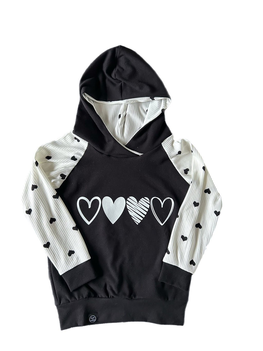 Monochrome Valentines Hoodie