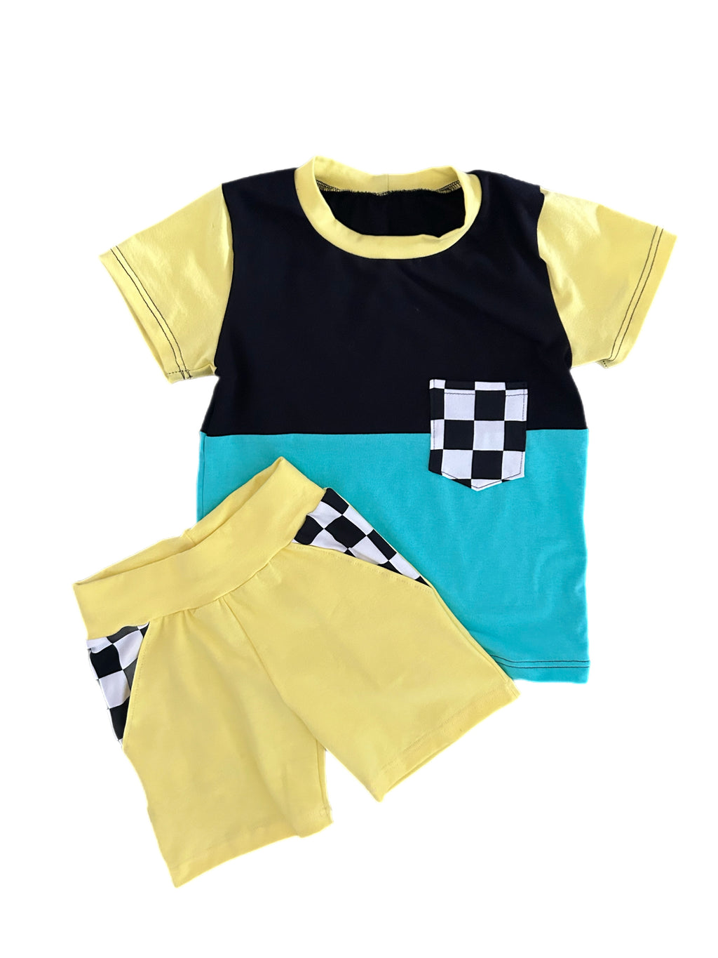 Pocket Shorts - Yellow