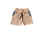 Carmel Check Waffle Knit Shorts