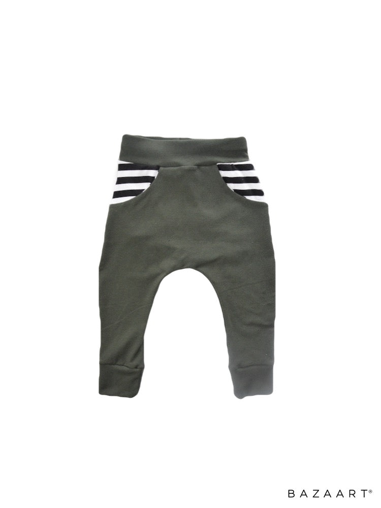 Olive Pocket Joggers