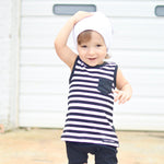 Striped Pocket Tank